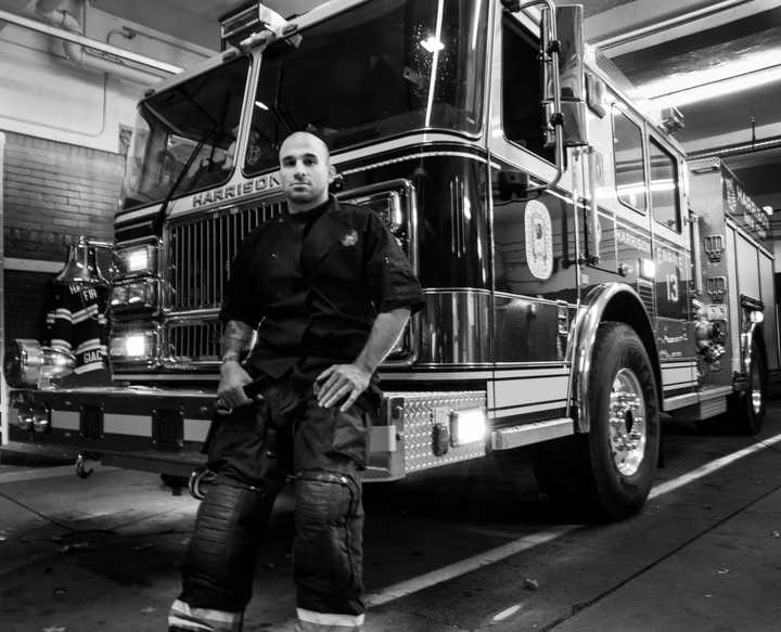 AJ Fusco of the Harrison Fire Department.