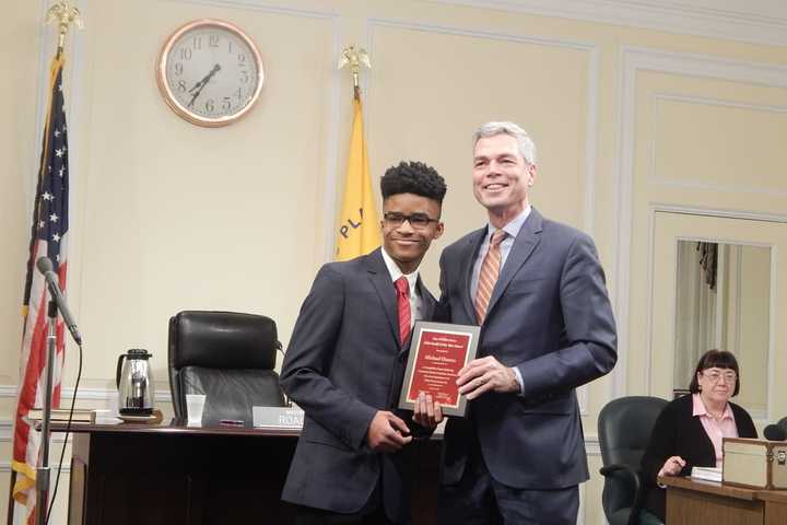 White Plains Names Michael Hunter 'Youth Of The Year' For 2016