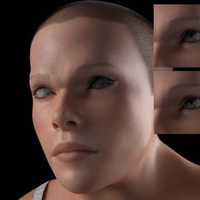 <p>Mindy, the 3D model showing how future humans may someday look due to overusing technology.</p>