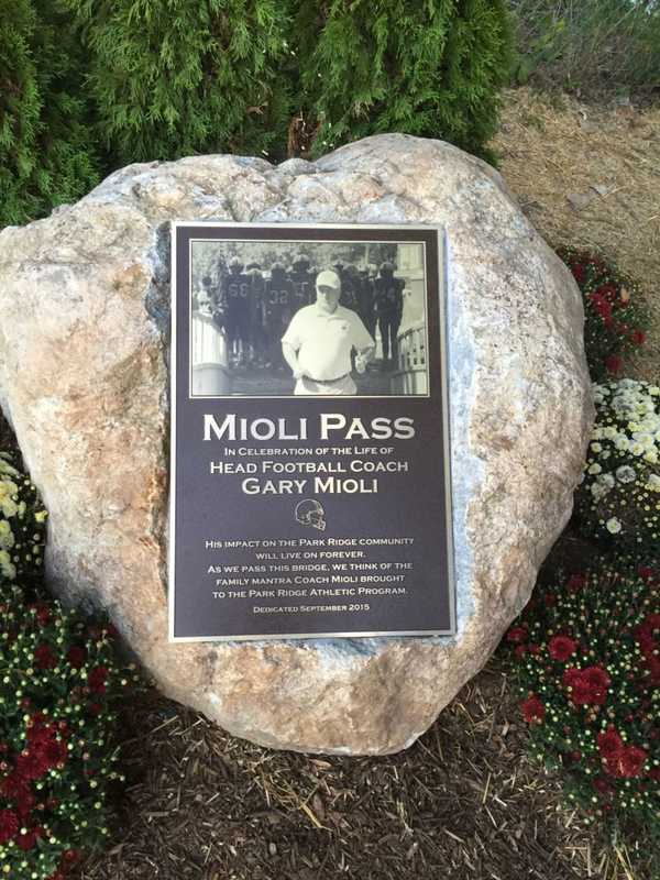 'Mioli Pass' Honors Late Park Ridge Football Coach