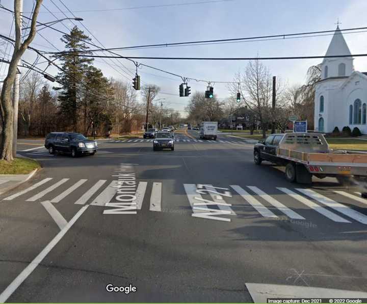 Montauk Highway near Butter Lane in Bridgehampton