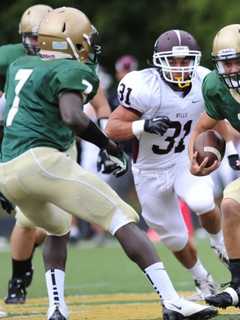 St. Joseph Football Team Supports Senior Student With Cancer In Montvale