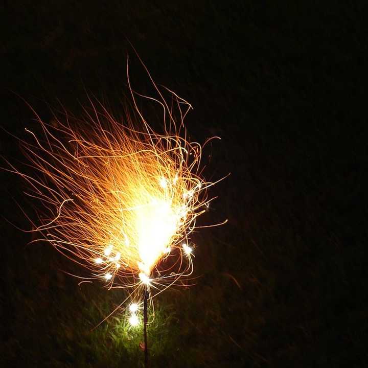 A &quot;morning glory&quot; sparkler. New York now allows each county to offer regulated sales of sparklers, according to lohud.com.