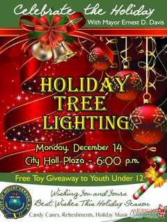 Mount Vernon Celebrates The Holidays With Tree Lighting Ceremony
