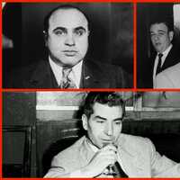 <p>Clockwise: Al Capone, Meyer Lansky, and Lucky Luciano. All three took part in the Atlantic City Crime Conference in 1929.</p>