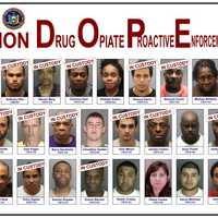 <p>Sixteen of the 29 suspected street level drug dealers have been apprehended in the drug sweep in Yonkers.</p>