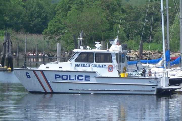 Marine Police Rescue Jet Skier Adrift On LI Sound In Bayville