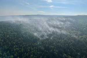 30-Acre Wildfire Believed To Be Ignited By Lightning Strike Breaks Out At State Park In Area