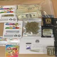 <p>The drugs seized during the stop.</p>