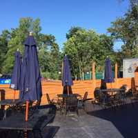 <p>The outdoor patio at Nellie&#x27;s Place in Waldwick.</p>