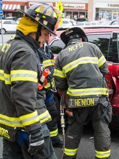 Fire Department Uses Jaws Of Life After Rockland Two-Car Accident