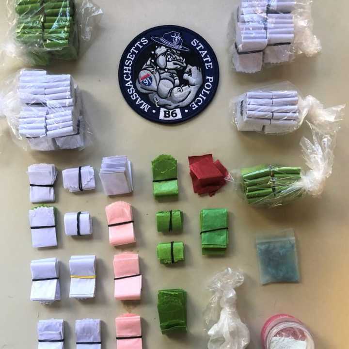 The drugs seized during the stop.