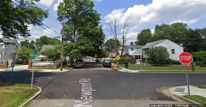 Newport Road and Braxton Street in Uniondale