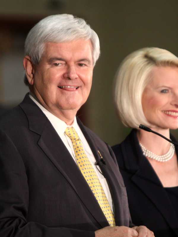 Newt, Calista Gingrich At Ridgewood Bookstore For Book Signing