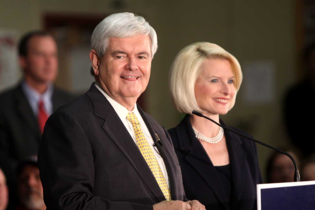 Newt, Calista Gingrich At Ridgewood Bookstore For Book Signing ...