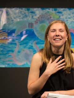 Greenwich Student Delivers Inspirational Message To Ridgefield Academy