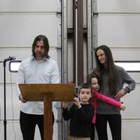 <p>Andrew Goderre, Samantha Kendall, Owen Goderre and his sister, Addie Goderre.
  
</p>