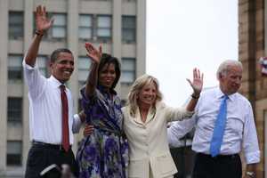 Obamas, Bidens, Back In White House For Portrait Unveiling Ignored By Trump Administration