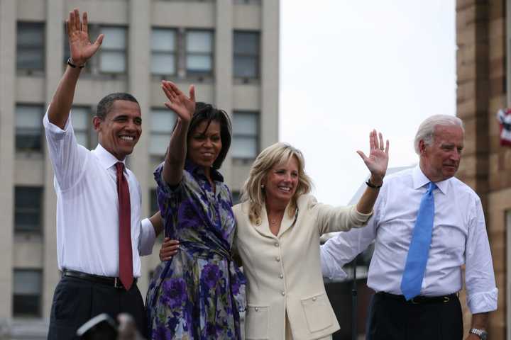 Obamas, Bidens, Back In White House For Portrait Unveiling Ignored By Trump Administration