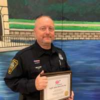 Norwalk PD Officer Named Northeast Traffic Safety Hero Of Year