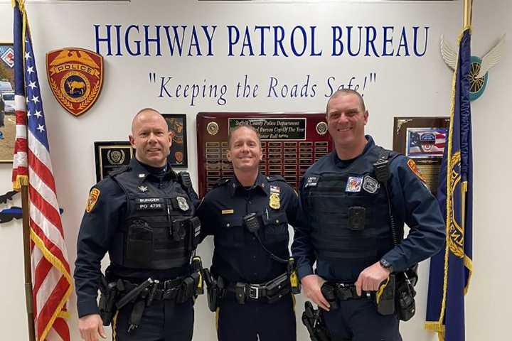 LIE Special Delivery: Officers Help Woman Give Birth On Shoulder Of Roadway In Brentwood