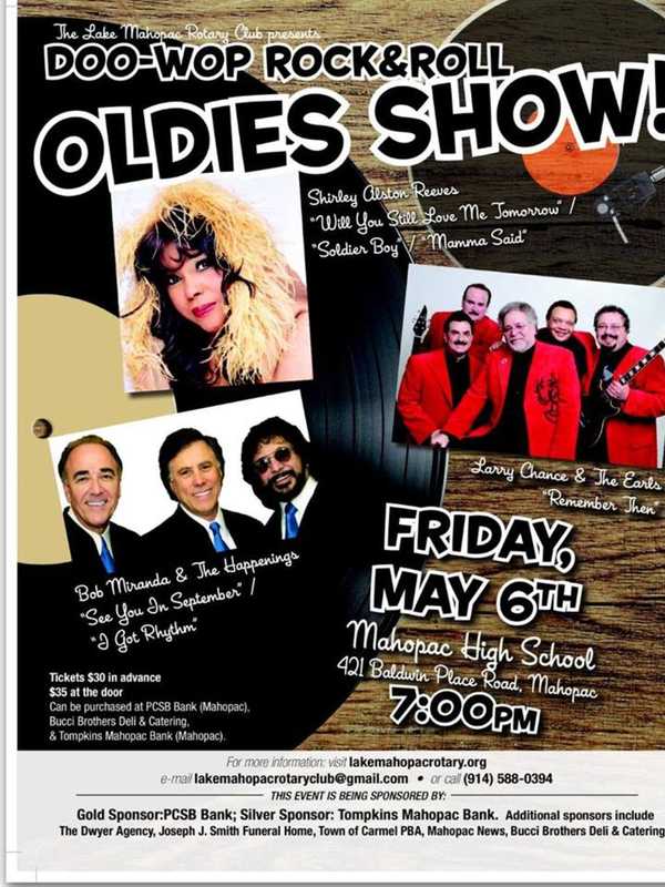 Lake Mahopac Rotary Club Plans Annual Rock, Doo Wop Oldies Show