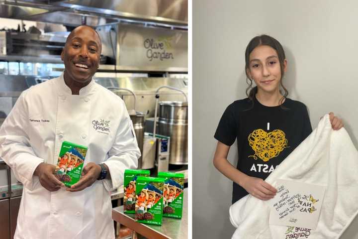 Olive Garden Buys All Of Fairfield County Girl Scout's Cookies For Disney World Trip