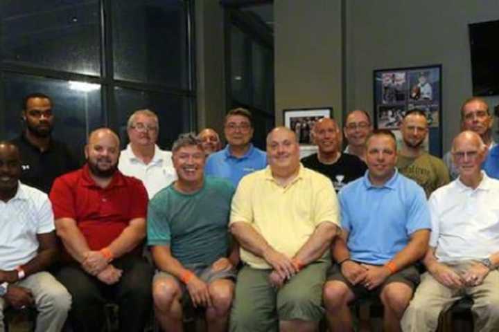 Orangetown Auxiliary Police Have A Ball At Rockland Boulders Game