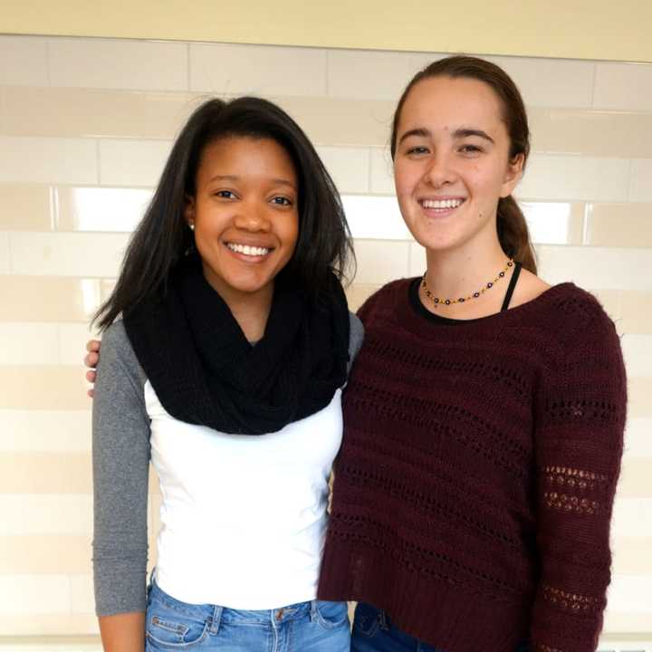 Brianna Cauthen, left, and Adriana Scanteianu.