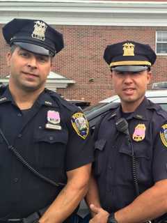 Ossining Police Show Support In Battle Against Breast Cancer