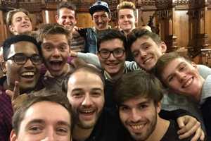 Britain's A Cappella Group Out  of the Blue Returns To New Rochelle High