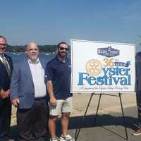 <p>Officials announce a Long Island brewery will be the new title sponsor of the Oyster Festival</p>