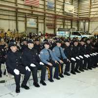 <p>A dozen new members officially joined the Port Authority Police Emergency Services Unit during a graduation ceremony at Newark Airport.</p>