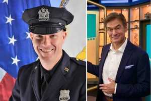 Dr. Oz Helps Port Authority PD Resuscitate Stricken Traveler At Newark Airport