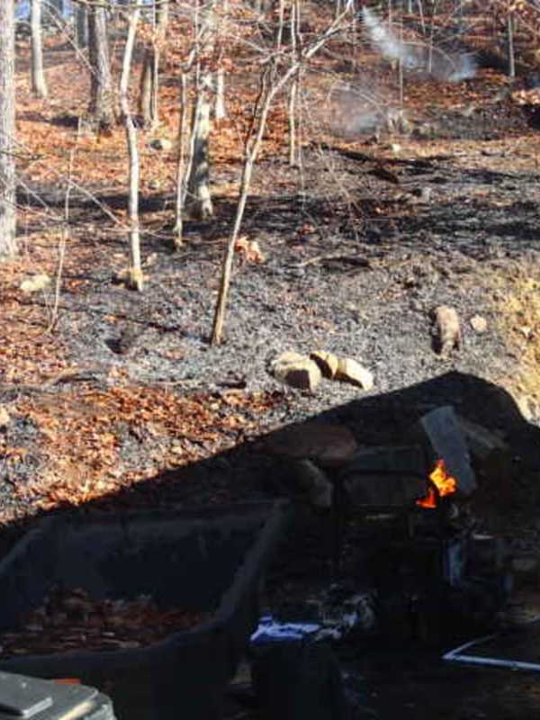 Downed Power Line Causes Brush Fire In Westport