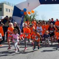 <p>Kids participate in the fun run at the second annual RUN 4 YOUR LIFE event.</p>