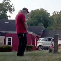 <p>A cellphone placed on a headstone recorded the man doing his business at the gravesite in Tappan, NY.</p>