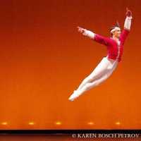 <p>Eugene Petrov during a performance of “La Bayadere.”</p>