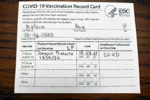 COVID-19: Westchester Man Charged With Possessing Forged Vaccine Card