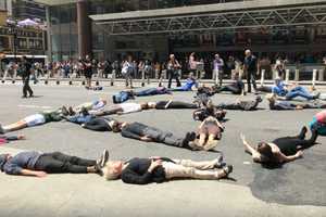 NYPD Arrests Dozens at Climate Change Protest