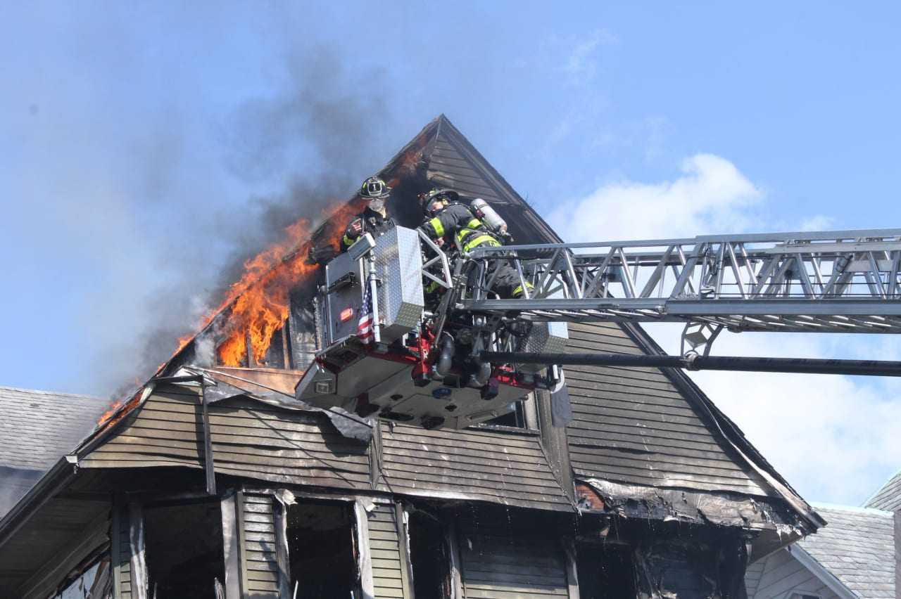 Firefighters Douse Destructive Passaic Blaze While Battling Water ...