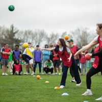 <p>Students compete at the inaugural &quot;Give &amp; Game&quot; event hosted at Babson College in Wellesley on Sunday, April 16</p>