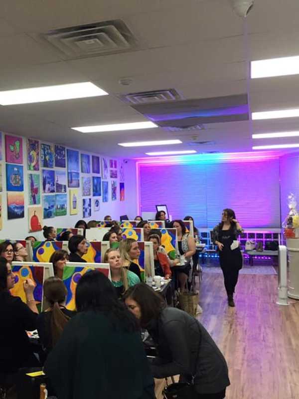 Saddle Brook 'Paint N' Sip' Fundraiser Aids Veterans Organizations