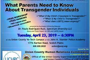 'What If My Child Is Transgender?' Free Workshop For Parents In Scotch Plains