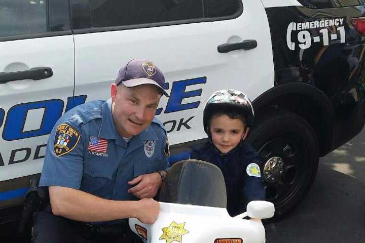 PHOTOS: Saddle Brook Officer Surprises Boy At Police-Themed Birthday Bash