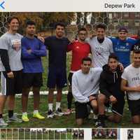 <p>Peekskill alumni on the field again</p>