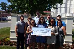 Valhalla High Peer Leadership Makes $2000 Children's Hospital Donation