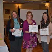 <p>L-R: Lisa Gladwell, Class of 2010, Jeanne Martin, Class of 2013, Mary Connolly, Class of 2009 and Marlene Ceragno, Class of 2014</p>