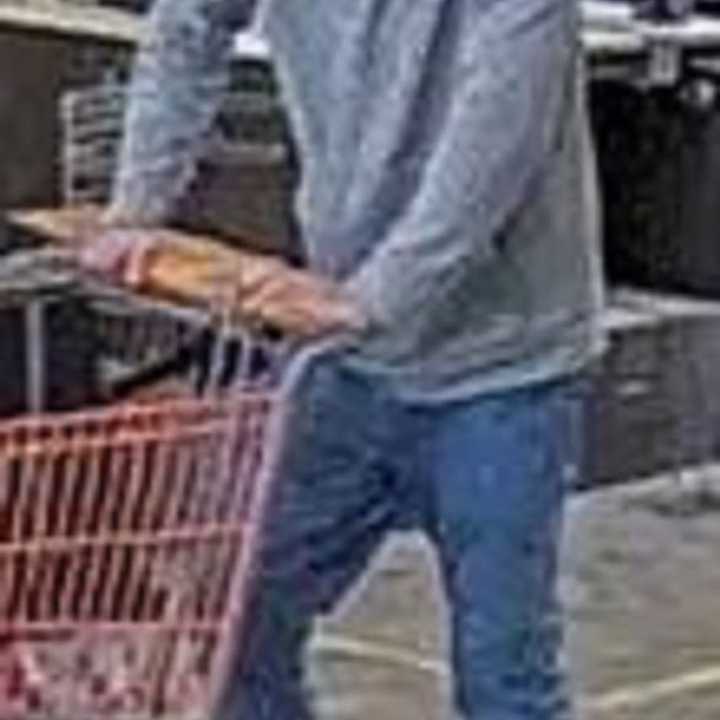 Police have asked the public for help locating a man accused of stealing more than $1,200 worth of wire from a Long Island store.