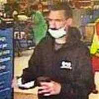 <p>Police in Suffolk County are asking the public for help identifying and locating men accused of using a stolen credit card at multiple stores in May.</p>